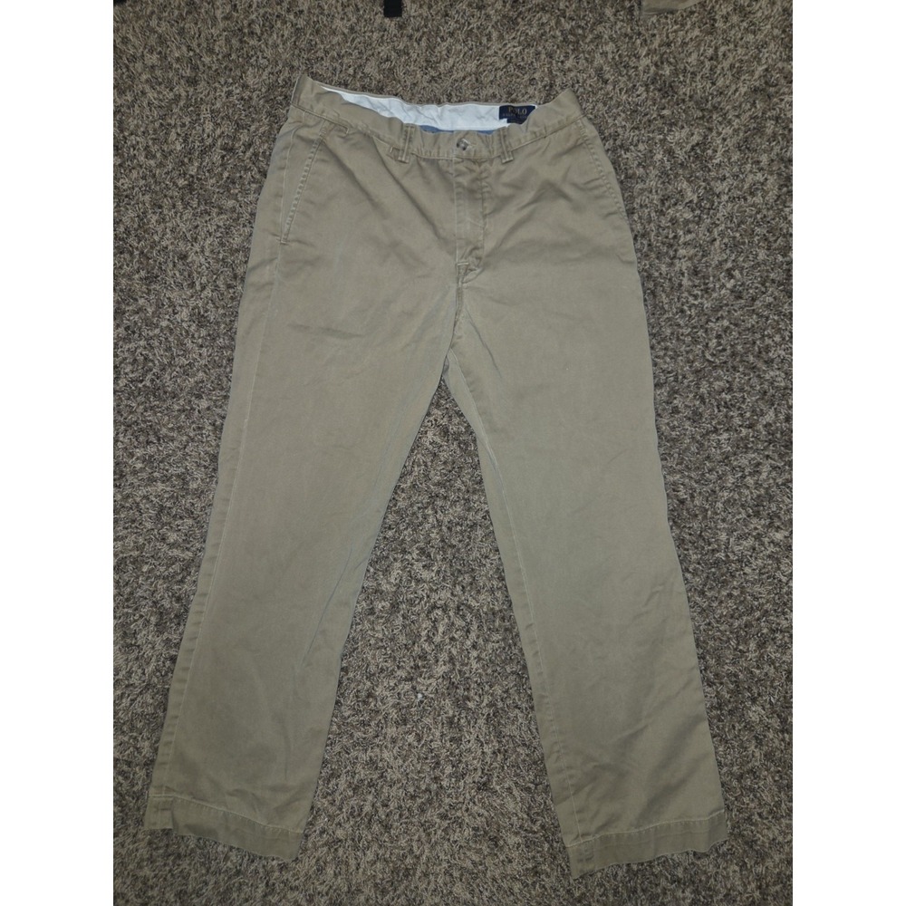 Polo Ralph Lauren The Polo Chino Classic Fit Pants Men's Tan 33x30 (32x30)